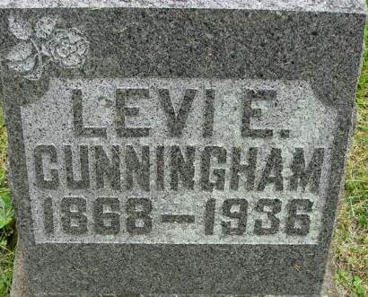CUNNINGHAM, LEVI E. - Muscatine County, Iowa | LEVI E. CUNNINGHAM 
