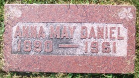 DANIEL, ANNA MAY - Muscatine County, Iowa | ANNA MAY DANIEL 