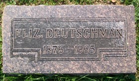 DEUTSCHMAN, ELIZABETH - Muscatine County, Iowa | ELIZABETH DEUTSCHMAN 
