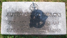 DIERCKS, ALBERT HENRY - Muscatine County, Iowa | ALBERT HENRY DIERCKS 