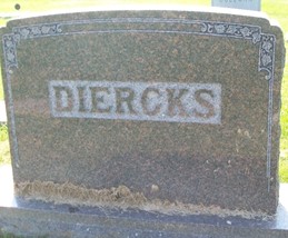 DIERCKS, FAMILY MONUMENT - Muscatine County, Iowa | FAMILY MONUMENT DIERCKS 