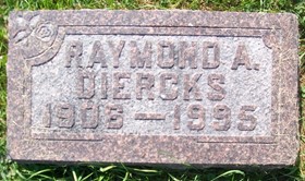 DIERCKS, RAYMOND A. - Muscatine County, Iowa | RAYMOND A. DIERCKS 