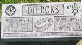 DWYER DIERCKS, AILEEN - Muscatine County, Iowa | AILEEN DWYER DIERCKS 