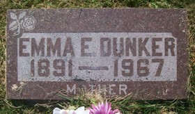 BOLDT DUNKER, EMMA E. - Muscatine County, Iowa | EMMA E. BOLDT DUNKER 