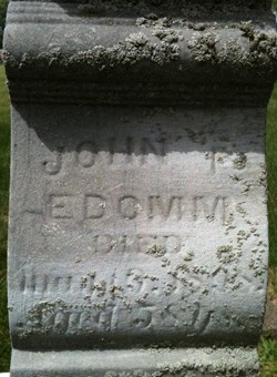 EDOMM, JOHN - Muscatine County, Iowa | JOHN EDOMM 