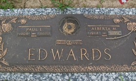 EDWARDS, ALBERTA M. - Muscatine County, Iowa | ALBERTA M. EDWARDS 