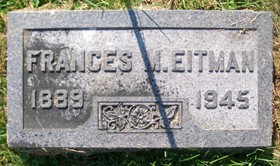 NIETZEL EITMAN, FRANCES MARY - Muscatine County, Iowa | FRANCES MARY NIETZEL EITMAN 