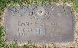 ELLIOTT, EMMA ELIZABETH - Muscatine County, Iowa | EMMA ELIZABETH ELLIOTT 