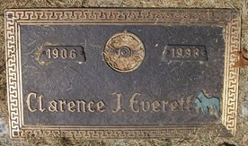 EVERETT, CLARENCE JOSEPH - Muscatine County, Iowa | CLARENCE JOSEPH EVERETT 