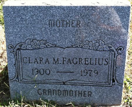 FAGRELIUS, CLARA M. - Muscatine County, Iowa | CLARA M. FAGRELIUS 