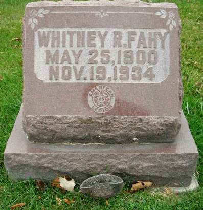 FAHY, WHITNEY R. - Muscatine County, Iowa | WHITNEY R. FAHY 