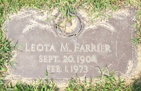 FARRIER, LEOTA M. - Muscatine County, Iowa | LEOTA M. FARRIER 