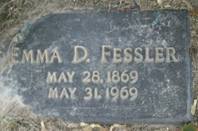 DALE FESSLER, EMMA - Muscatine County, Iowa | EMMA DALE FESSLER 