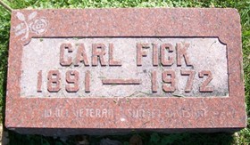 FICK, CARL - Muscatine County, Iowa | CARL FICK 