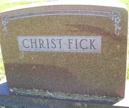 FICK, FAMILY MONUMENT - Muscatine County, Iowa | FAMILY MONUMENT FICK 