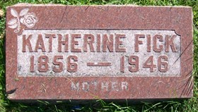 IDE FICK, KATHERINE - Muscatine County, Iowa | KATHERINE IDE FICK 