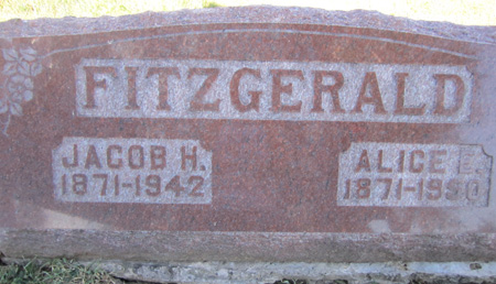 FITZGERALD, JACOB H. - Muscatine County, Iowa | JACOB H. FITZGERALD 