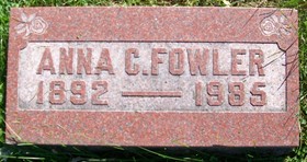 FOWLER, ANNA C. - Muscatine County, Iowa | ANNA C. FOWLER 