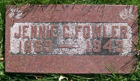 LOHR FOWLER, JENNIE C. - Muscatine County, Iowa | JENNIE C. LOHR FOWLER 
