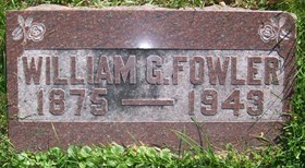 FOWLER, WILLIAM GEORGE - Muscatine County, Iowa | WILLIAM GEORGE FOWLER 