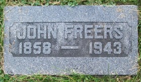 FREERS, JOHN H. - Muscatine County, Iowa | JOHN H. FREERS 
