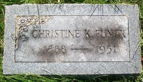 VODEGAL FUNCK, CHRISTINE K. - Muscatine County, Iowa | CHRISTINE K. VODEGAL FUNCK 