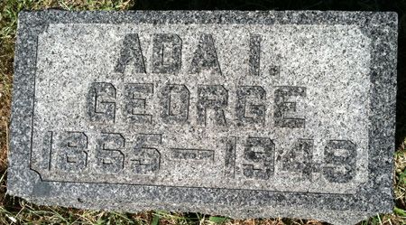 GEORGE, ADA I. - Muscatine County, Iowa | ADA I. GEORGE 