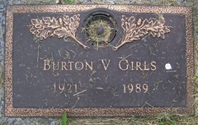GIRLS, BURTON V. - Muscatine County, Iowa | BURTON V. GIRLS 