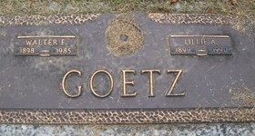 GOETZ, WALTER EMIL - Muscatine County, Iowa | WALTER EMIL GOETZ 