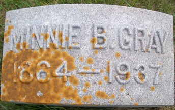 GRAY, MINNIE BELL - Muscatine County, Iowa | MINNIE BELL GRAY 