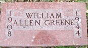 GREENE, WILLIAM ALLEN - Muscatine County, Iowa | WILLIAM ALLEN GREENE 