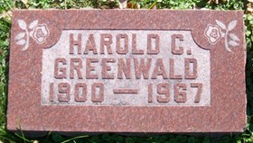 GREENWALD, HAROLD C., SR. - Muscatine County, Iowa | HAROLD C., SR. GREENWALD 