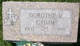 GRIMM, DOROTHY VIOLETTE - Muscatine County, Iowa | DOROTHY VIOLETTE GRIMM 