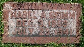 BEATTY GRIMM, MABEL ALICE - Muscatine County, Iowa | MABEL ALICE BEATTY GRIMM 