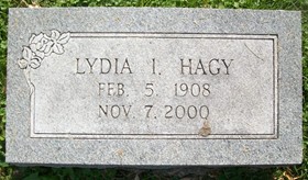 HAGY, LYDIA I. - Muscatine County, Iowa | LYDIA I. HAGY 