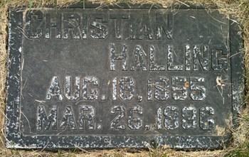 HALLING, CHRISTIAN - Muscatine County, Iowa | CHRISTIAN HALLING 