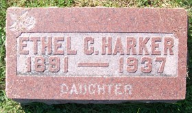 HARKER, ETHEL C. - Muscatine County, Iowa | ETHEL C. HARKER 