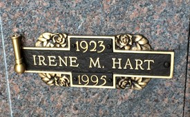 HART, IRENE M. - Muscatine County, Iowa | IRENE M. HART 