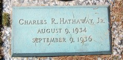 HATHAWAY, CHARLES R., JR. - Muscatine County, Iowa | CHARLES R., JR. HATHAWAY 