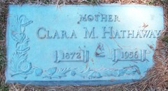 HATHAWAY, CLARA M. - Muscatine County, Iowa | CLARA M. HATHAWAY 