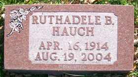 LATOURRETTE HAUCH, RUTHADELE BERTHA - Muscatine County, Iowa | RUTHADELE BERTHA LATOURRETTE HAUCH 