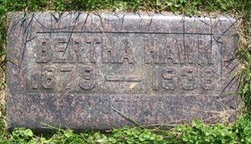 WILSON HAWK, BERTHA - Muscatine County, Iowa | BERTHA WILSON HAWK 