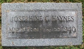 HAYNES, JOSEPHINE C. - Muscatine County, Iowa | JOSEPHINE C. HAYNES 