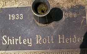 NOLL HEIDER, SHIRLEY ANN - Muscatine County, Iowa | SHIRLEY ANN NOLL HEIDER 