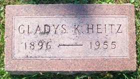 HEITZ, GLADYS KOLL - Muscatine County, Iowa | GLADYS KOLL HEITZ 