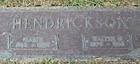 GROSS HENDRICKSON, MARIE - Muscatine County, Iowa | MARIE GROSS HENDRICKSON 