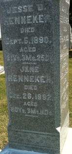 LONGSTRETH HENNEKER, JANE - Muscatine County, Iowa | JANE LONGSTRETH HENNEKER 