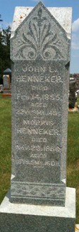 HENNEKER, JOHN LONGSTRETH - Muscatine County, Iowa | JOHN LONGSTRETH HENNEKER 