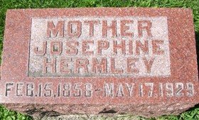 EMSLER HERMLEY, JOSEPHINE - Muscatine County, Iowa | JOSEPHINE EMSLER HERMLEY 