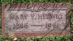 HERWIG, MARY F. - Muscatine County, Iowa | MARY F. HERWIG 